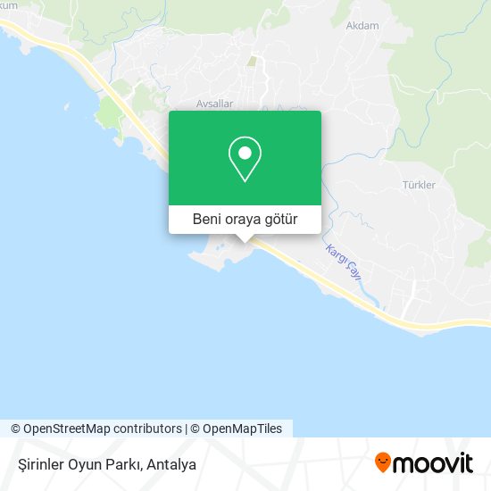 Şirinler Oyun Parkı harita