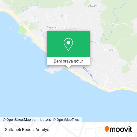 Sultaneli Beach harita
