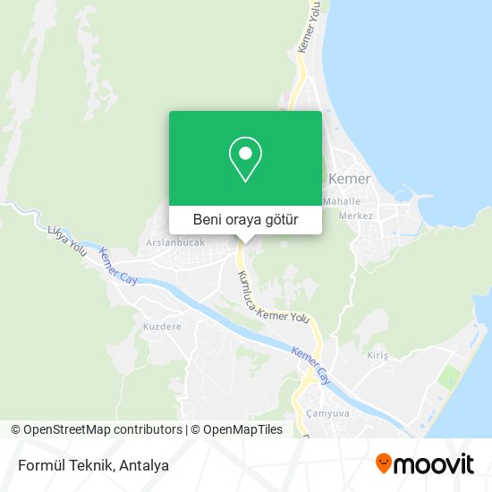 Formül Teknik harita