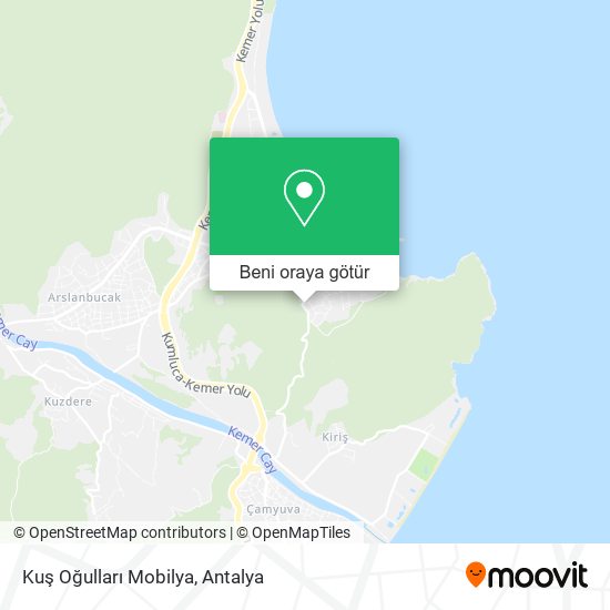 Kuş Oğulları Mobilya harita