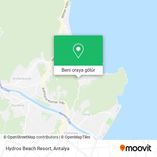 Hydros Beach Resort harita