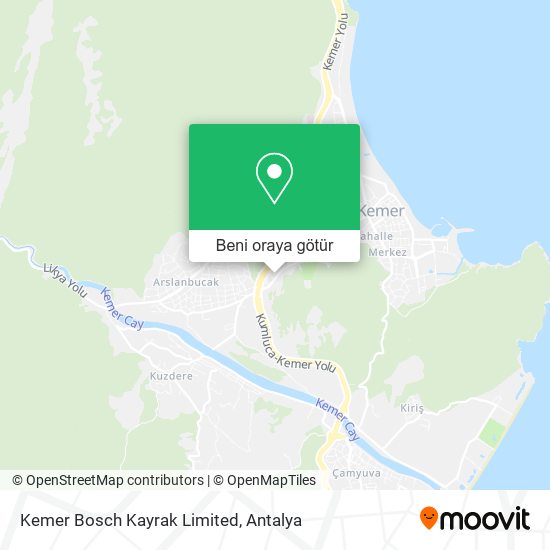 Kemer Bosch Kayrak Limited harita