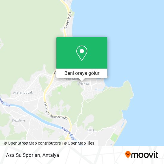 Asa Su Sporları harita