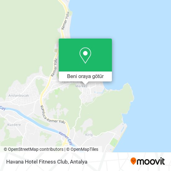 Havana Hotel Fitness Club harita