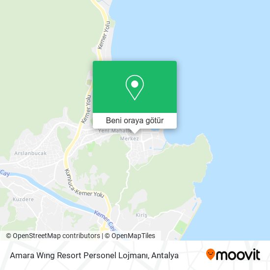 Amara Wıng Resort Personel Lojmanı harita