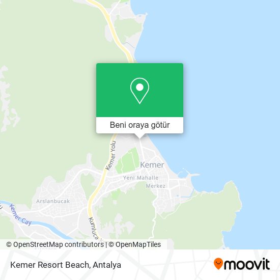 Kemer Resort Beach harita