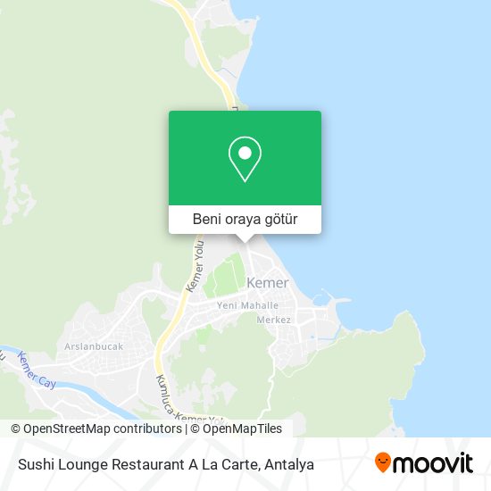 Sushi Lounge Restaurant A La Carte harita
