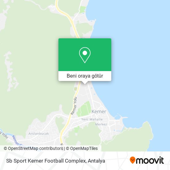 Sb Sport Kemer Football Complex harita