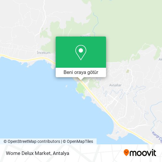 Wome Delux Market harita