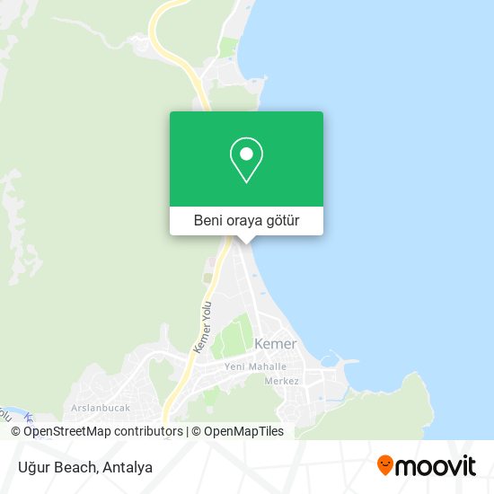 Uğur Beach harita