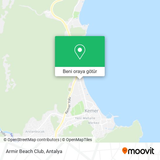 Armir Beach Club harita