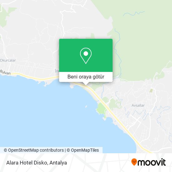 Alara Hotel Disko harita