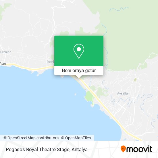 Pegasos Royal Theatre Stage harita