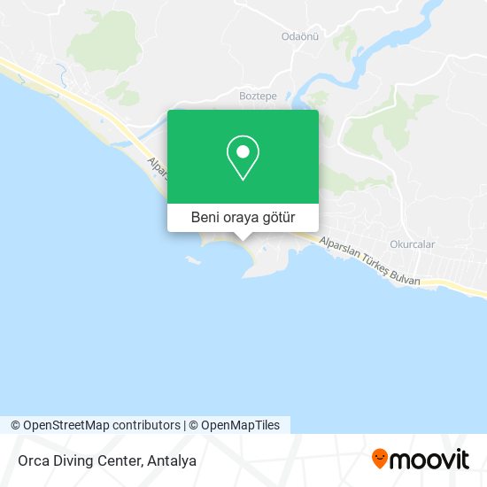 Orca Diving Center harita