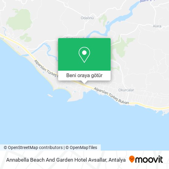 Annabella Beach And Garden Hotel Avsallar harita