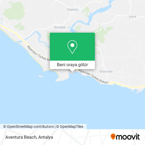 Aventura Beach harita