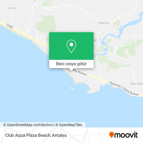 Club Aqua Plaza Beach harita