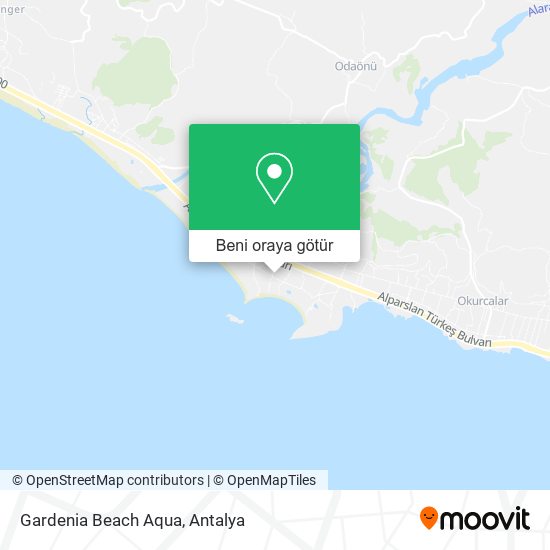 Gardenia Beach Aqua harita
