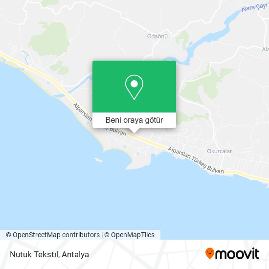 Nutuk Tekstıl harita