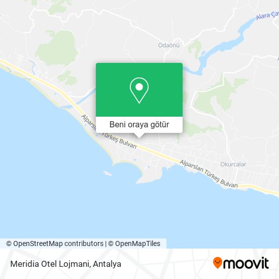 Meridia Otel Lojmani harita