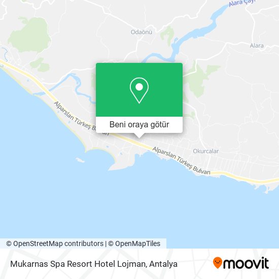 Mukarnas Spa Resort Hotel Lojman harita