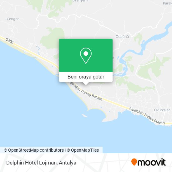 Delphin Hotel Lojman harita