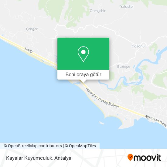Kayalar Kuyumculuk harita