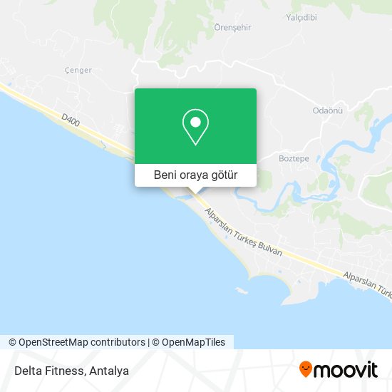 Delta Fitness harita
