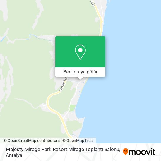 Majesty Mirage Park Resort Mirage Toplantı Salonu harita