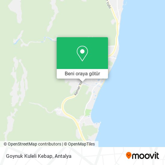 Goynuk Kuleli Kebap harita