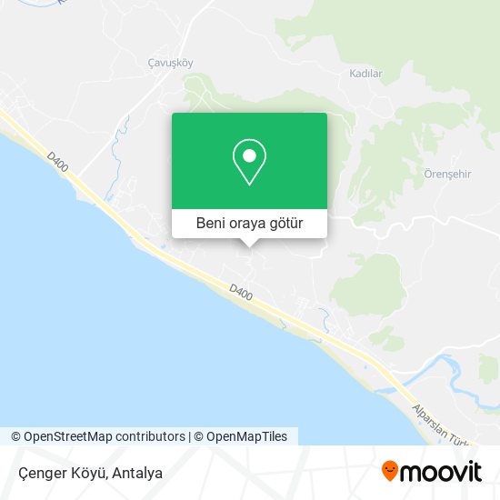 Çenger Köyü harita