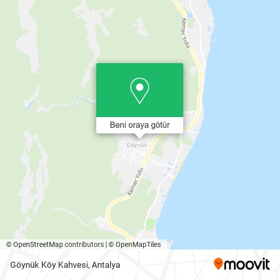 Göynük Köy Kahvesi harita