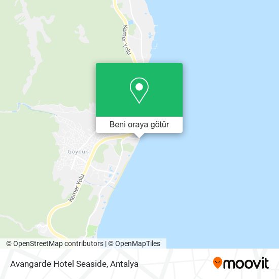 Avangarde Hotel Seaside harita