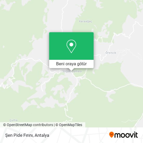 Şen Pide Fırını harita