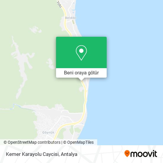 Kemer Karayolu Caycisi harita