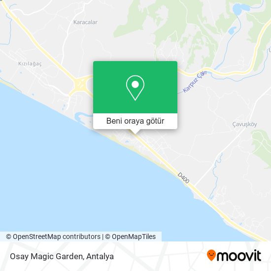 Osay Magic Garden harita