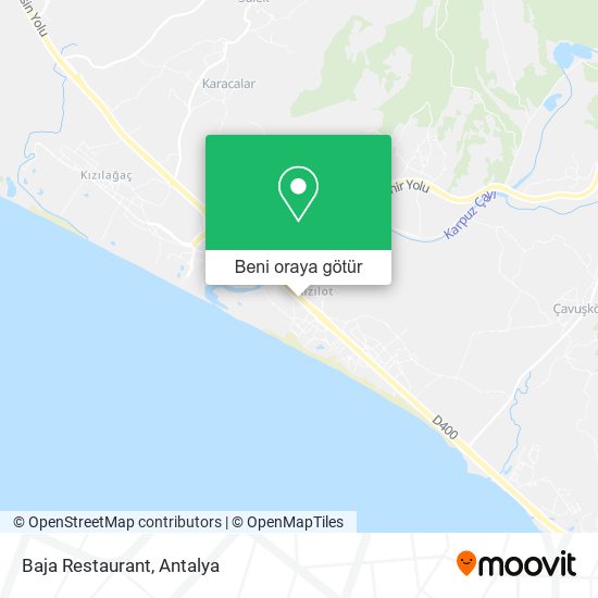 Baja Restaurant harita