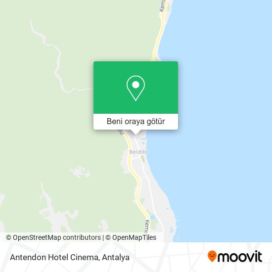 Antendon Hotel Cinema harita