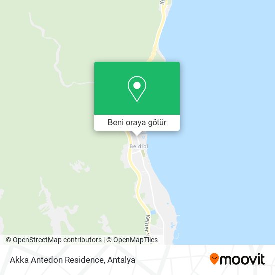 Akka Antedon Residence harita