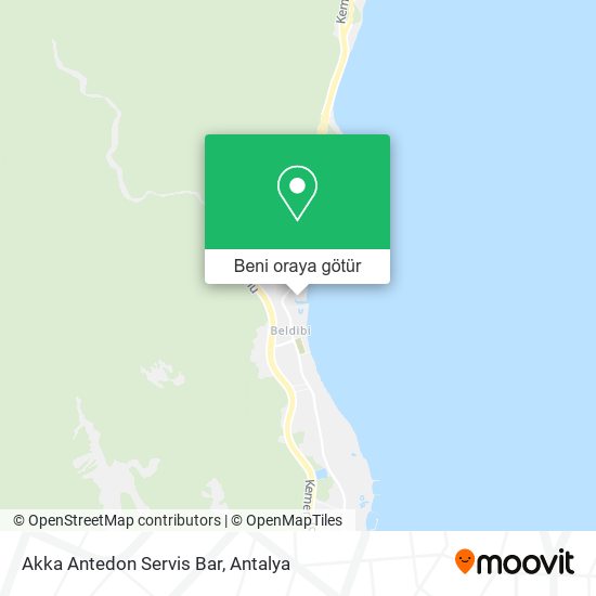 Akka Antedon Servis Bar harita