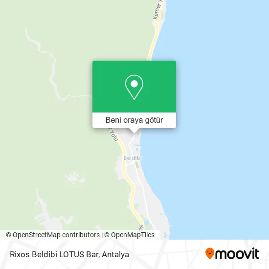 Rixos Beldibi LOTUS Bar harita