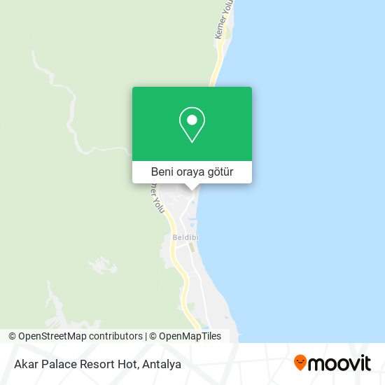 Akar Palace Resort Hot harita