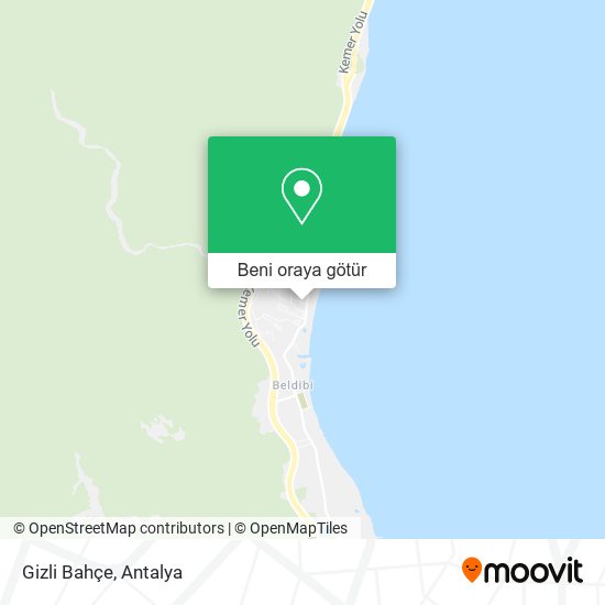 Gizli Bahçe harita