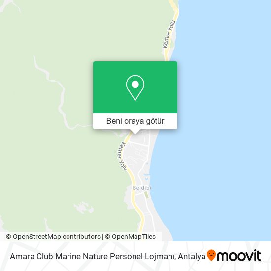 Amara Club Marine Nature Personel Lojmanı harita