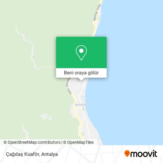 Çağdaş Kuaför harita