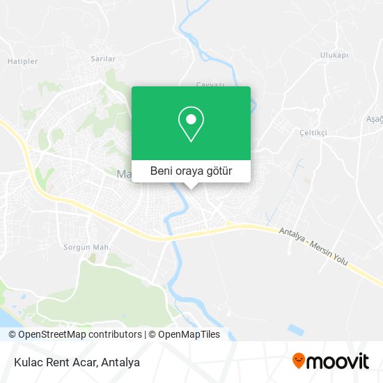 Kulac Rent Acar harita