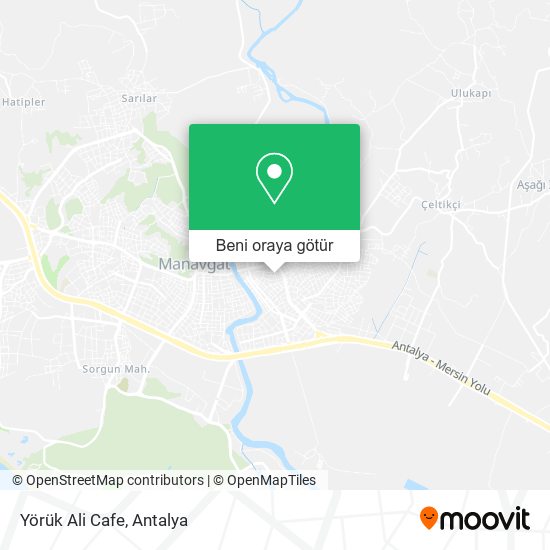 Yörük Ali Cafe harita