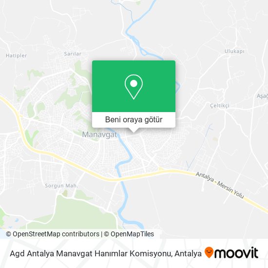 Agd Antalya Manavgat Hanımlar Komisyonu harita