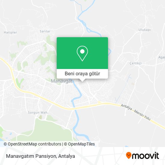 Manavgatım Pansiyon harita