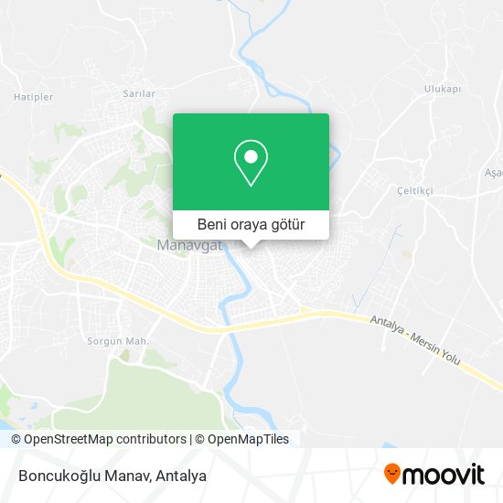 Boncukoğlu Manav harita